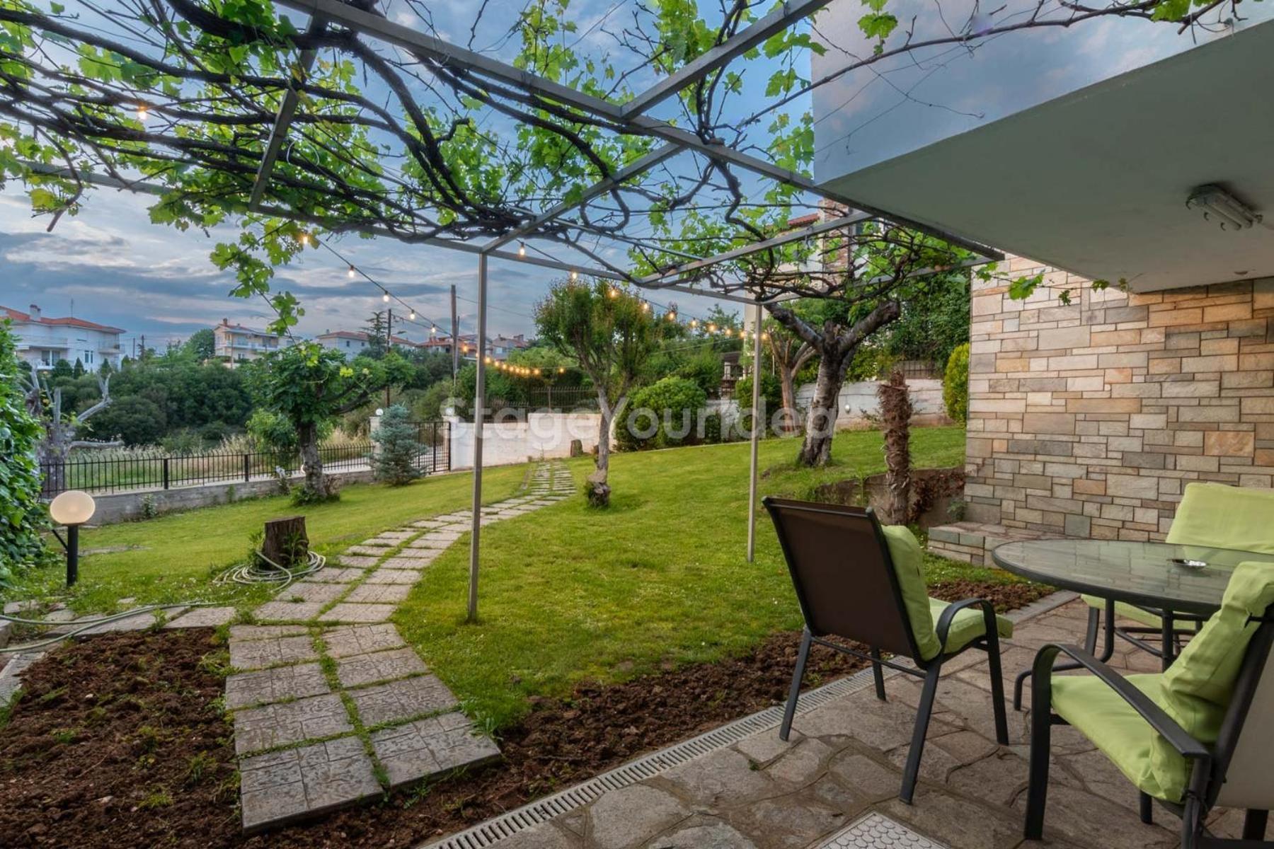 Traditional Villa Appartment With Garden, Also For Gatherings ,15 Minutes From Thessaloniki Airport Exterior foto