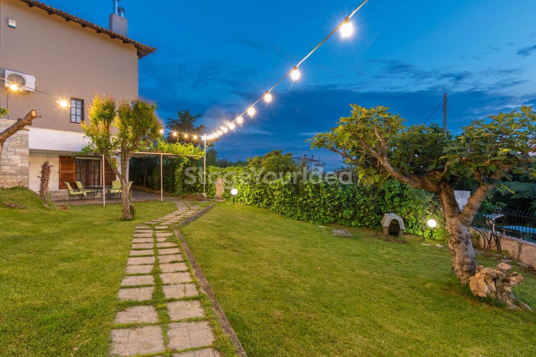 Traditional Villa Appartment With Garden, Also For Gatherings ,15 Minutes From Thessaloniki Airport Exterior foto